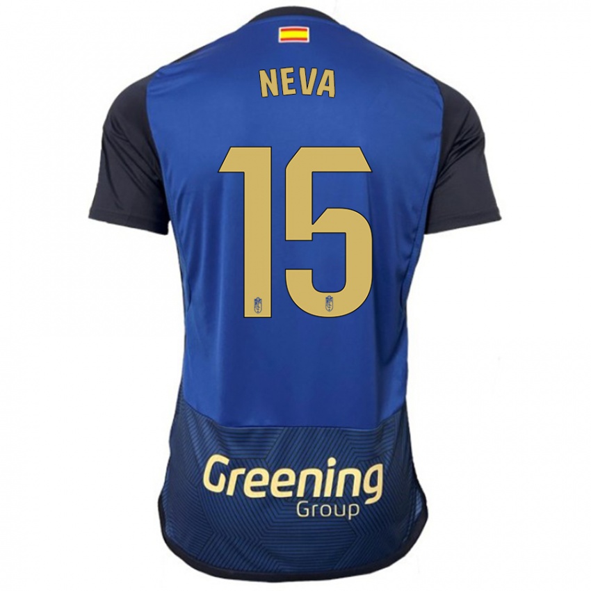 Mujer Camiseta Carlos Neva #15 Armada 2ª Equipación 2023/24 La Camisa Perú