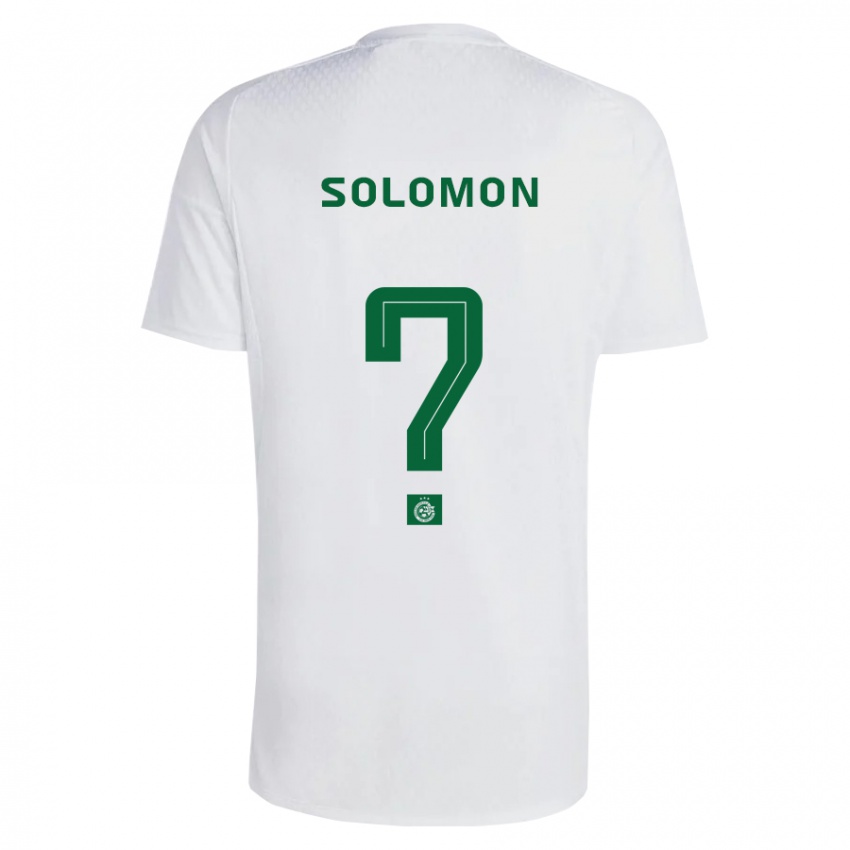 Mujer Camiseta Itay Solomon #0 Verde Azul 2ª Equipación 2023/24 La Camisa Perú
