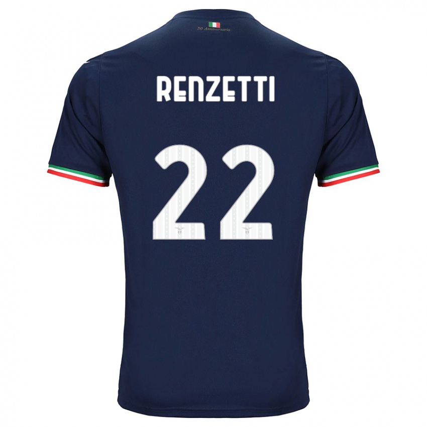 Mujer Camiseta Davide Renzetti #22 Armada 2ª Equipación 2023/24 La Camisa Perú