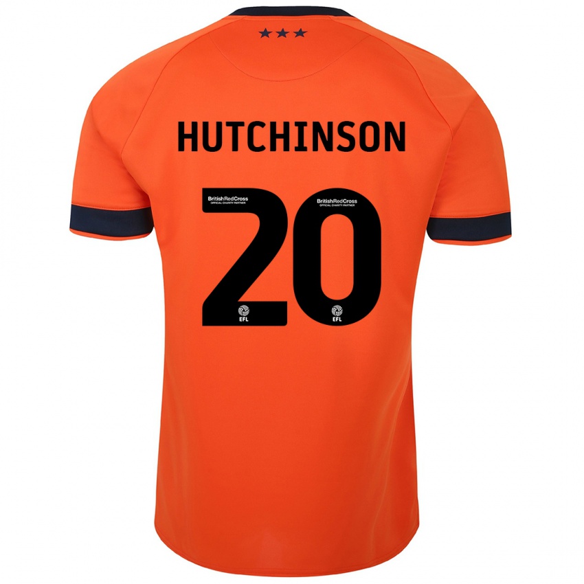 Mujer Camiseta Omari Hutchinson #20 Naranja 2ª Equipación 2023/24 La Camisa Perú