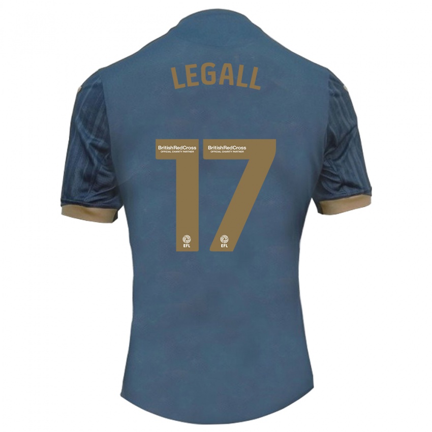 Mujer Camiseta Monet Legall #17 Verde Azulado Oscuro 2ª Equipación 2023/24 La Camisa Perú