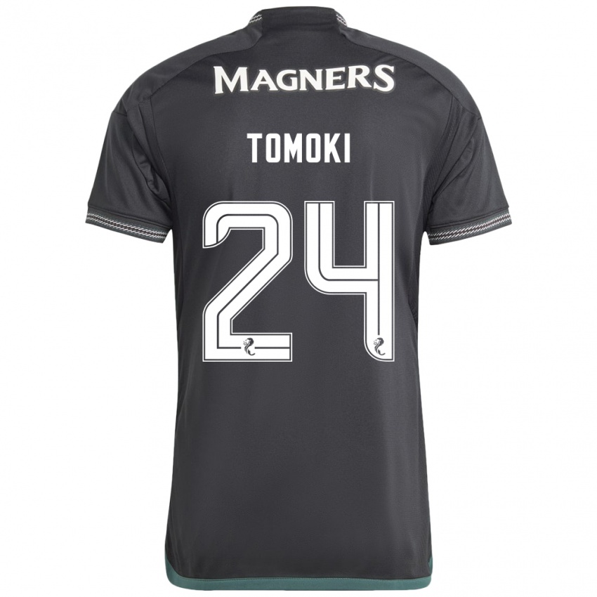 Mujer Camiseta Tomoki Iwata #24 Negro 2ª Equipación 2023/24 La Camisa Perú