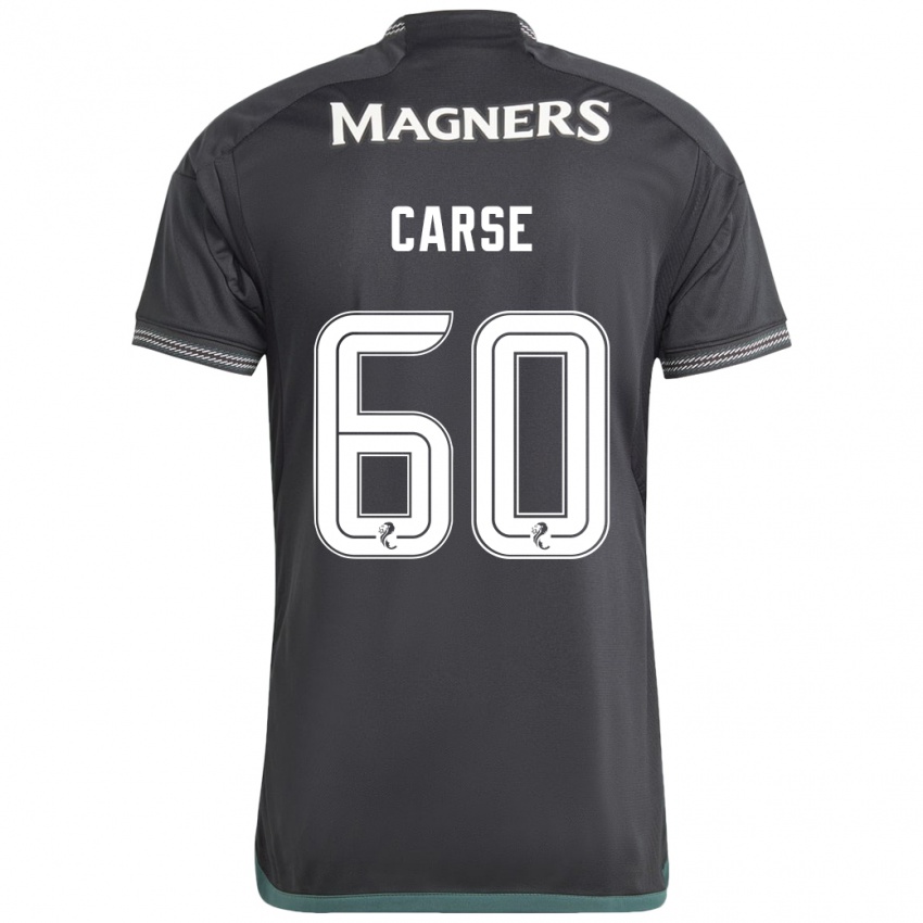 Mujer Camiseta Mackenzie Carse #60 Negro 2ª Equipación 2023/24 La Camisa Perú