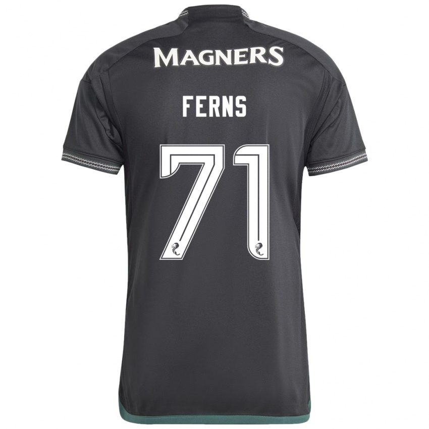 Mujer Camiseta Abbie Ferns #71 Negro 2ª Equipación 2023/24 La Camisa Perú