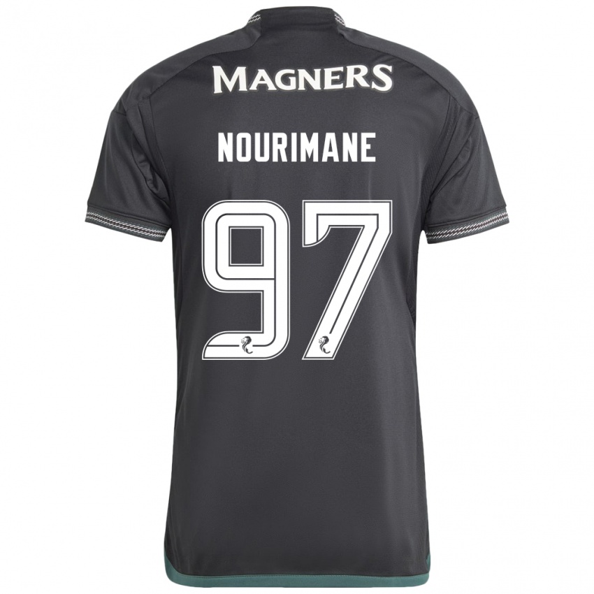 Mujer Camiseta Addi Nourimane #97 Negro 2ª Equipación 2023/24 La Camisa Perú