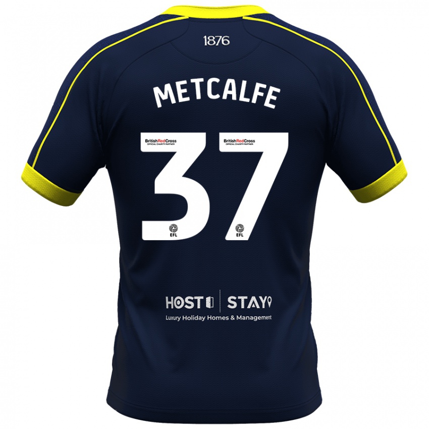 Mujer Camiseta Max Metcalfe #37 Armada 2ª Equipación 2023/24 La Camisa Perú