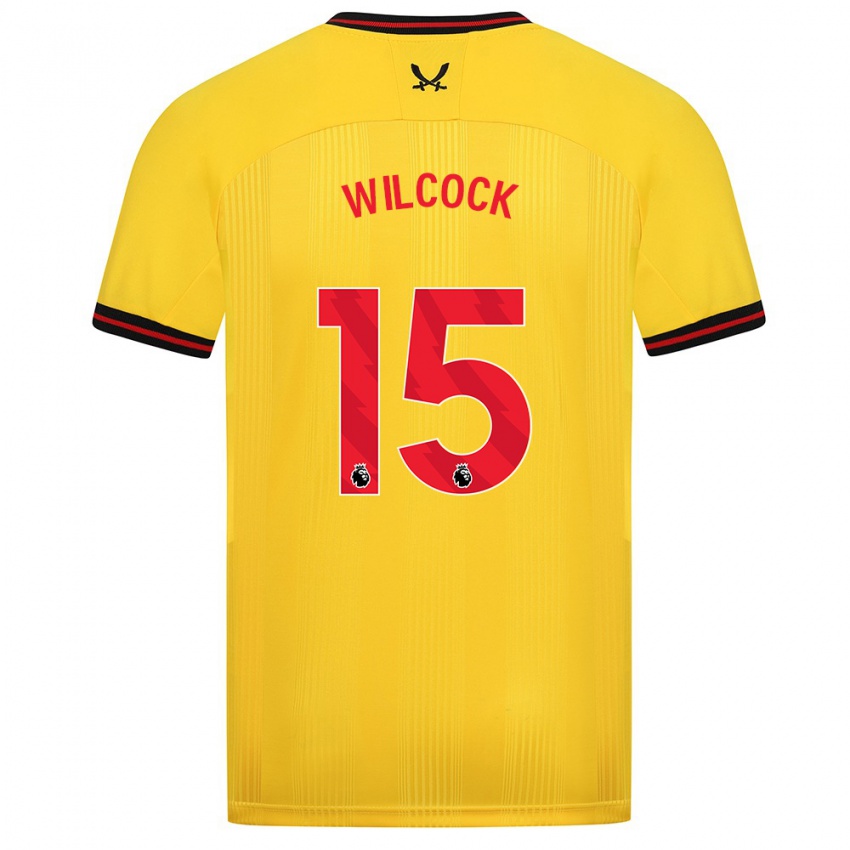 Mujer Camiseta Tamara Wilcock #15 Amarillo 2ª Equipación 2023/24 La Camisa Perú