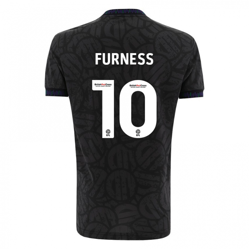 Mujer Camiseta Rachel Furness #10 Negro 2ª Equipación 2023/24 La Camisa Perú