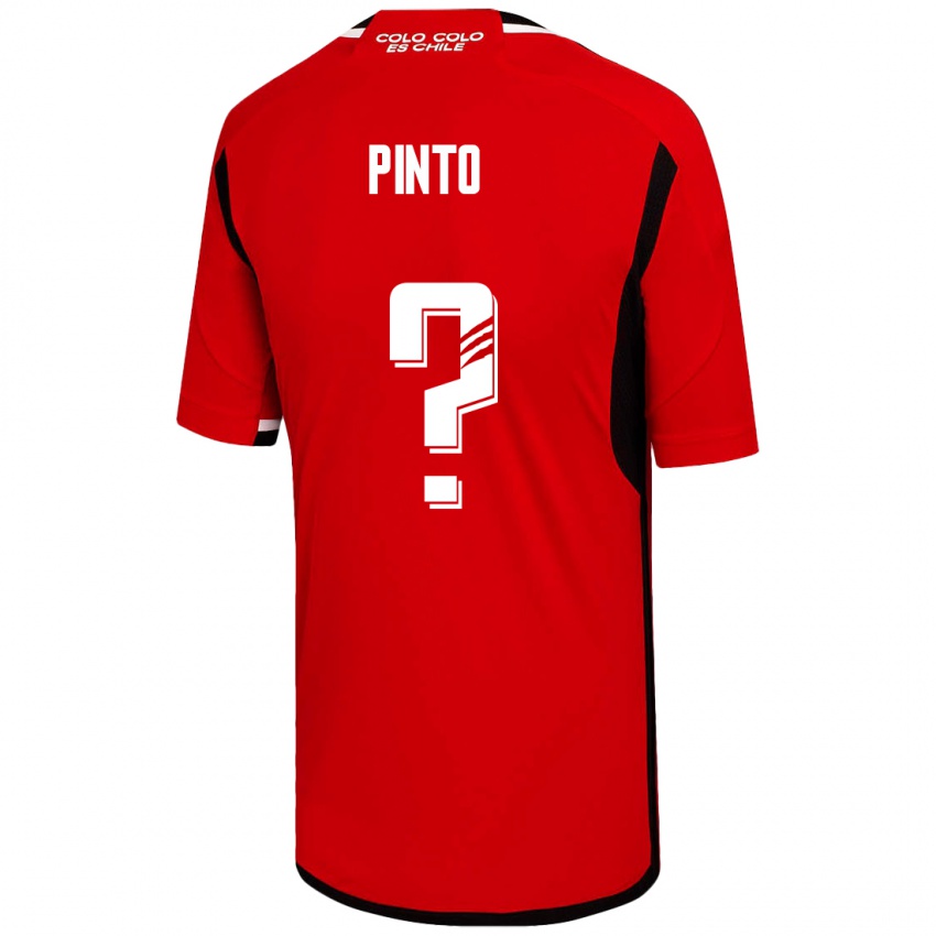 Mujer Camiseta Matías Pinto #0 Rojo 2ª Equipación 2023/24 La Camisa Perú