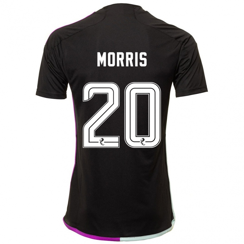 Mujer Camiseta Shayden Morris #20 Negro 2ª Equipación 2023/24 La Camisa Perú