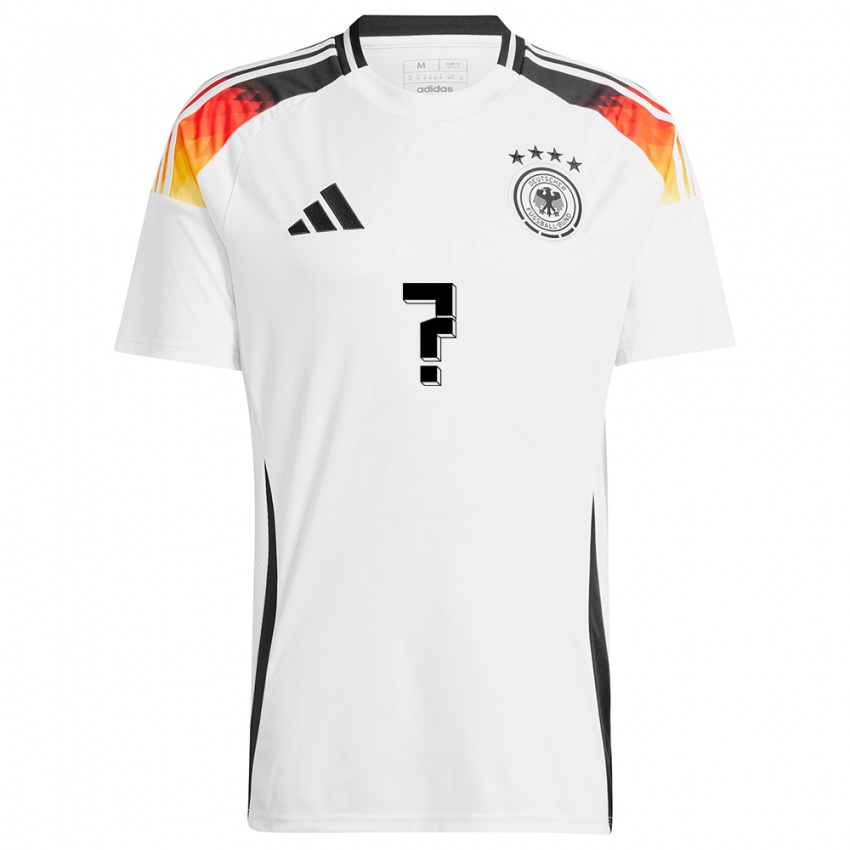 Niño Camiseta Alemania Su Nombre #0 Blanco 1ª Equipación 24-26 La Camisa Perú