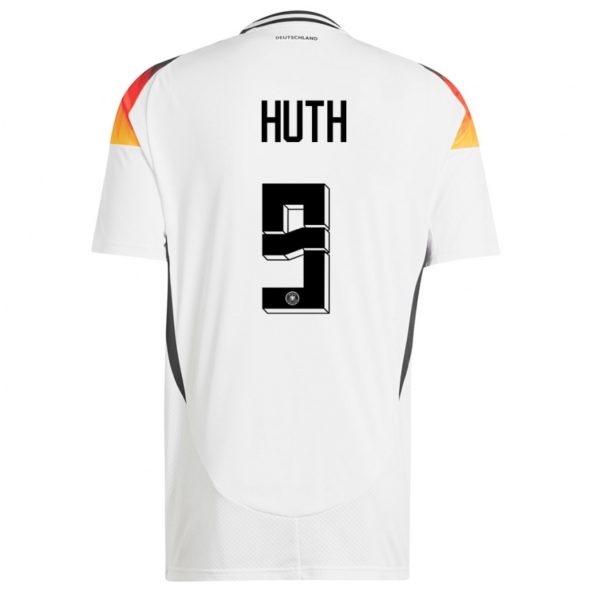 Niño Camiseta Alemania Svenja Huth #9 Blanco 1ª Equipación 24-26 La Camisa Perú