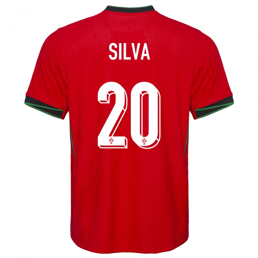 Niño Camiseta Portugal Fabio Silva #20 Rojo 1ª Equipación 24-26 La Camisa Perú