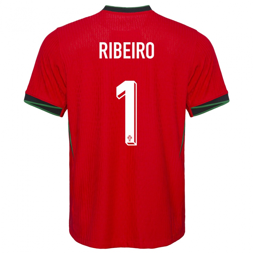 Niño Camiseta Portugal Goncalo Ribeiro #1 Rojo 1ª Equipación 24-26 La Camisa Perú