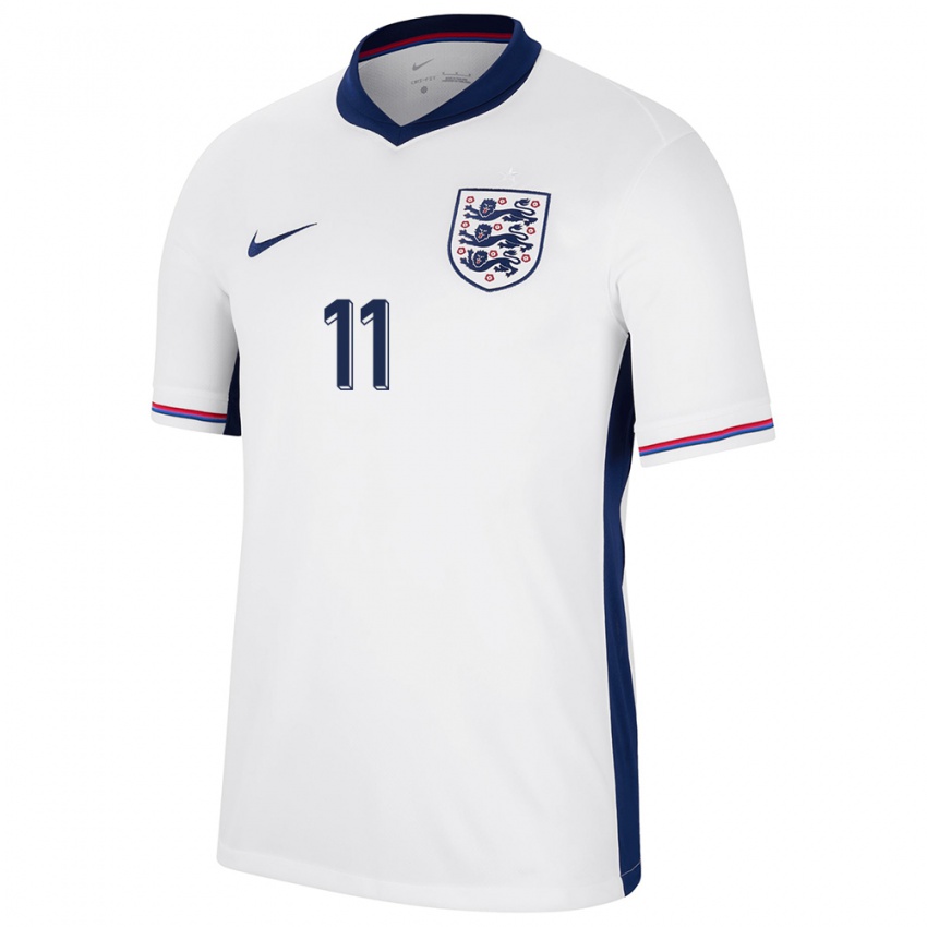 Niño Camiseta Inglaterra Phil Foden #11 Blanco 1ª Equipación 24-26 La Camisa Perú