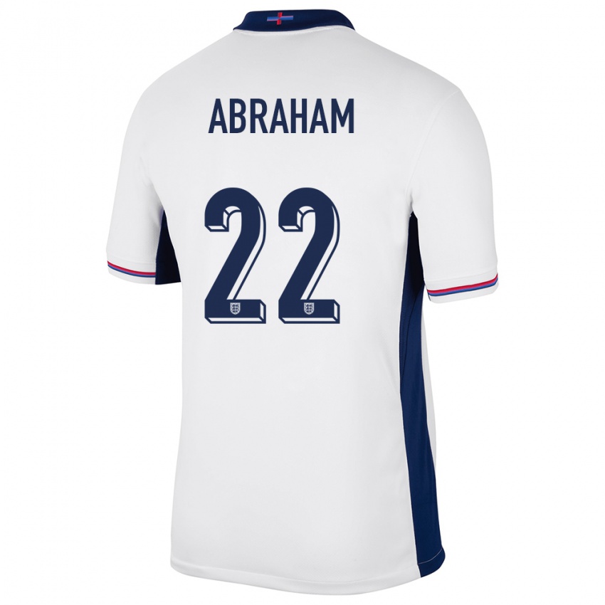 Niño Camiseta Inglaterra Tammy Abraham #22 Blanco 1ª Equipación 24-26 La Camisa Perú