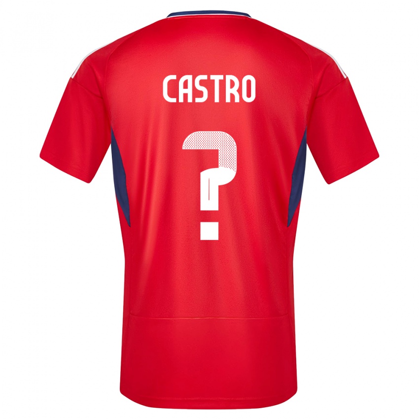 Niño Camiseta Costa Rica Mathias Castro #0 Rojo 1ª Equipación 24-26 La Camisa Perú