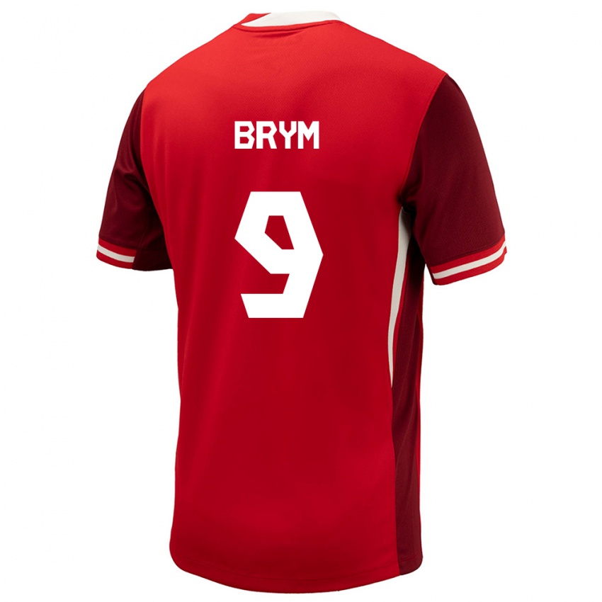 Niño Camiseta Canadá Charles Andreas Brym #9 Rojo 1ª Equipación 24-26 La Camisa Perú