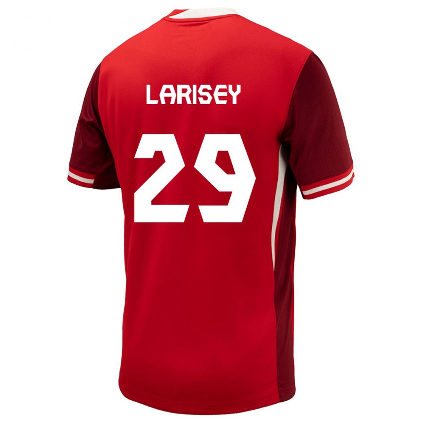 Niño Camiseta Canadá Clarissa Larisey #29 Rojo 1ª Equipación 24-26 La Camisa Perú