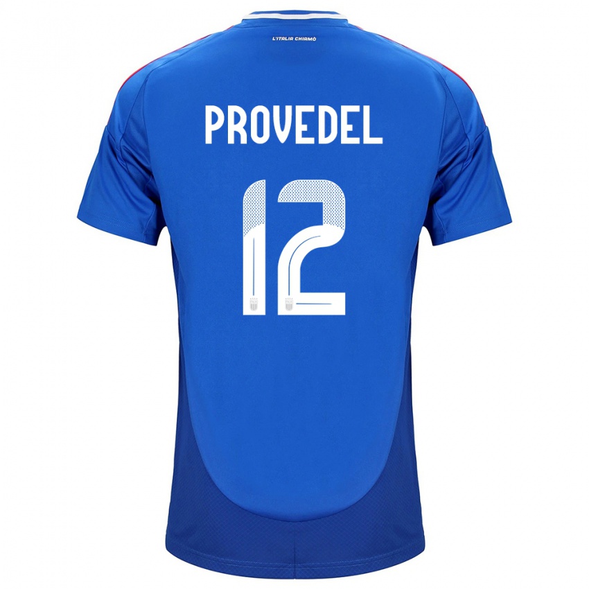 Niño Camiseta Italia Ivan Provedel #12 Azul 1ª Equipación 24-26 La Camisa Perú