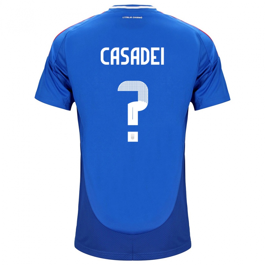 Niño Camiseta Italia Cesare Casadei #0 Azul 1ª Equipación 24-26 La Camisa Perú