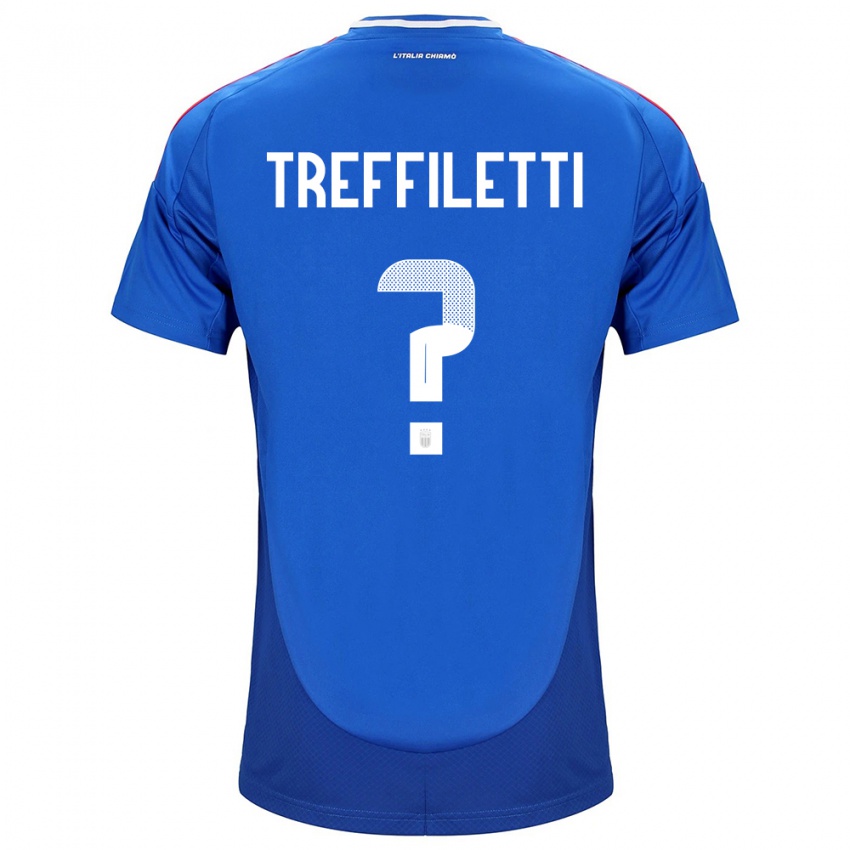 Niño Camiseta Italia Danilo Treffiletti #0 Azul 1ª Equipación 24-26 La Camisa Perú