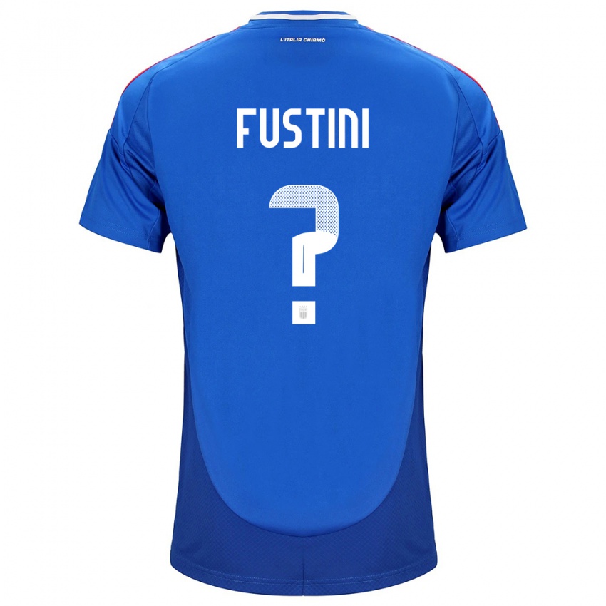 Niño Camiseta Italia Kevin Fustini #0 Azul 1ª Equipación 24-26 La Camisa Perú