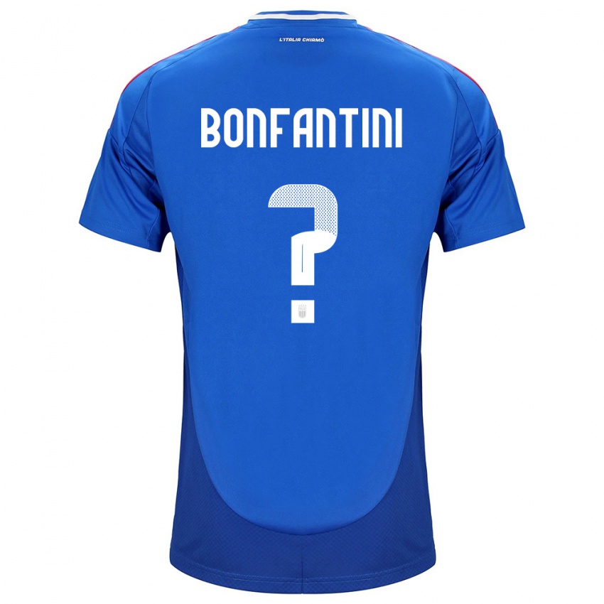 Niño Camiseta Italia Agnese Bonfantini #0 Azul 1ª Equipación 24-26 La Camisa Perú