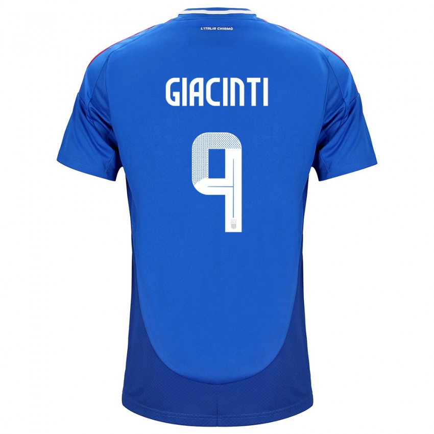 Niño Camiseta Italia Valentina Giacinti #9 Azul 1ª Equipación 24-26 La Camisa Perú