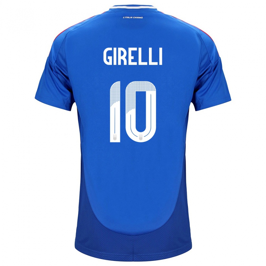 Niño Camiseta Italia Cristiana Girelli #10 Azul 1ª Equipación 24-26 La Camisa Perú