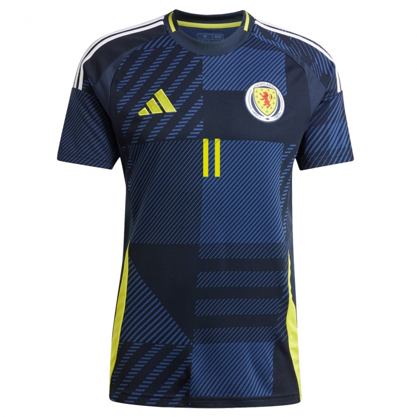 Niño Camiseta Escocia Ryan Christie #11 Azul Oscuro 1ª Equipación 24-26 La Camisa Perú