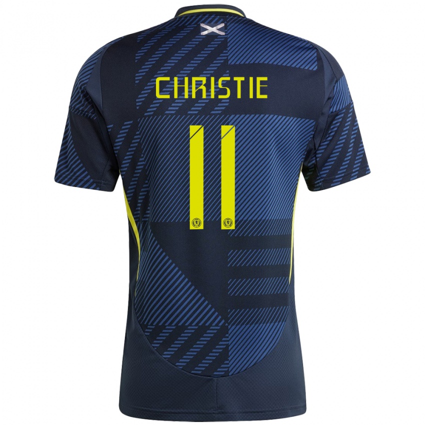 Niño Camiseta Escocia Ryan Christie #11 Azul Oscuro 1ª Equipación 24-26 La Camisa Perú