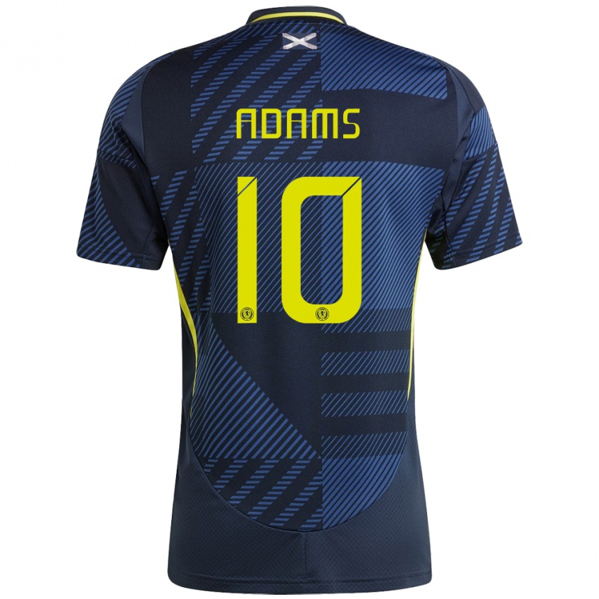 Niño Camiseta Escocia Ché Adams #10 Azul Oscuro 1ª Equipación 24-26 La Camisa Perú