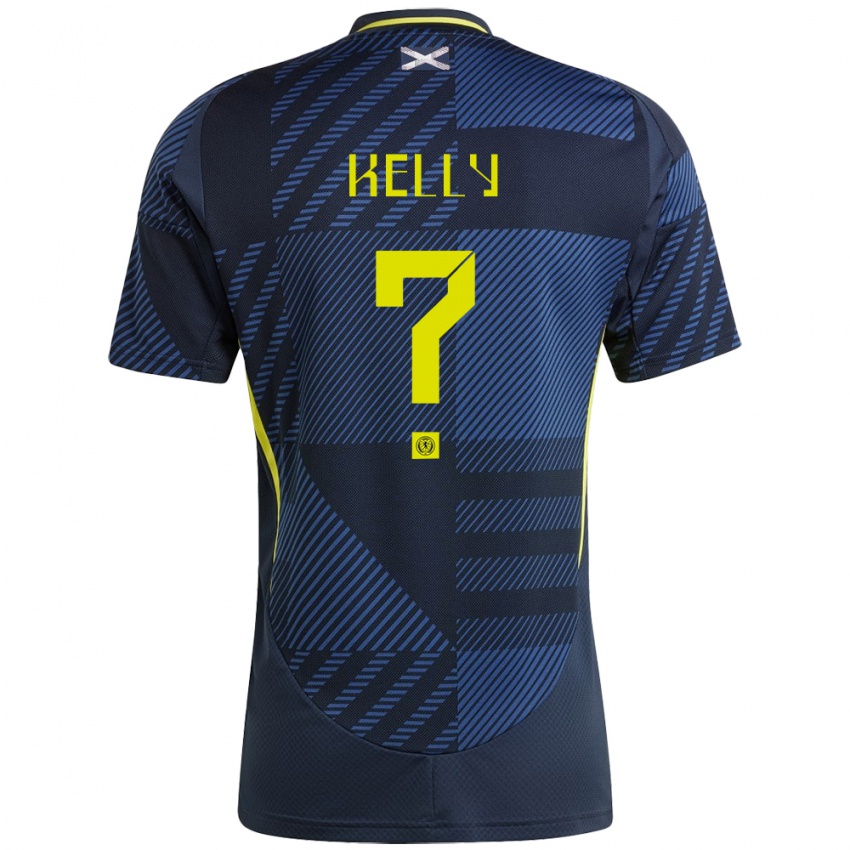 Niño Camiseta Escocia Daniel Kelly #0 Azul Oscuro 1ª Equipación 24-26 La Camisa Perú