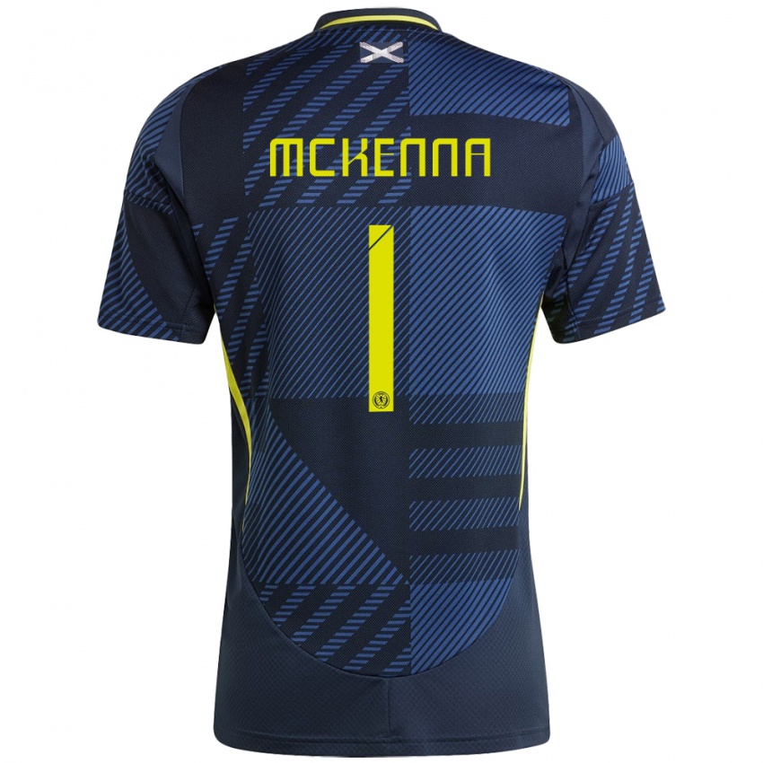 Niño Camiseta Escocia Callan Mckenna #1 Azul Oscuro 1ª Equipación 24-26 La Camisa Perú