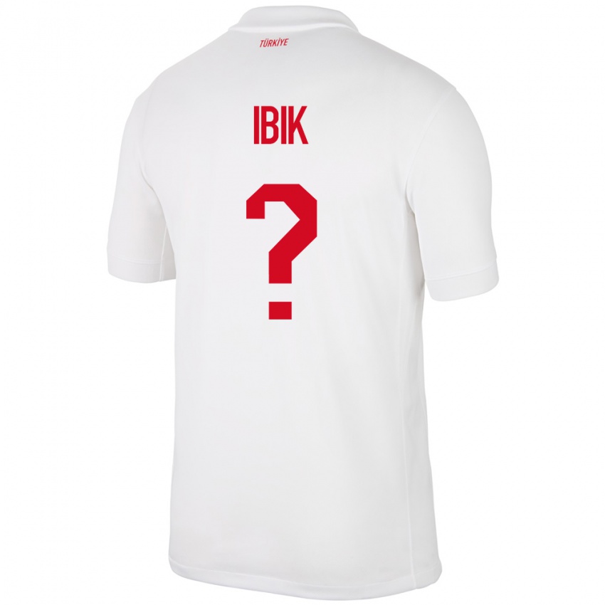 Niño Camiseta Turquía Ada İbik #0 Blanco 1ª Equipación 24-26 La Camisa Perú