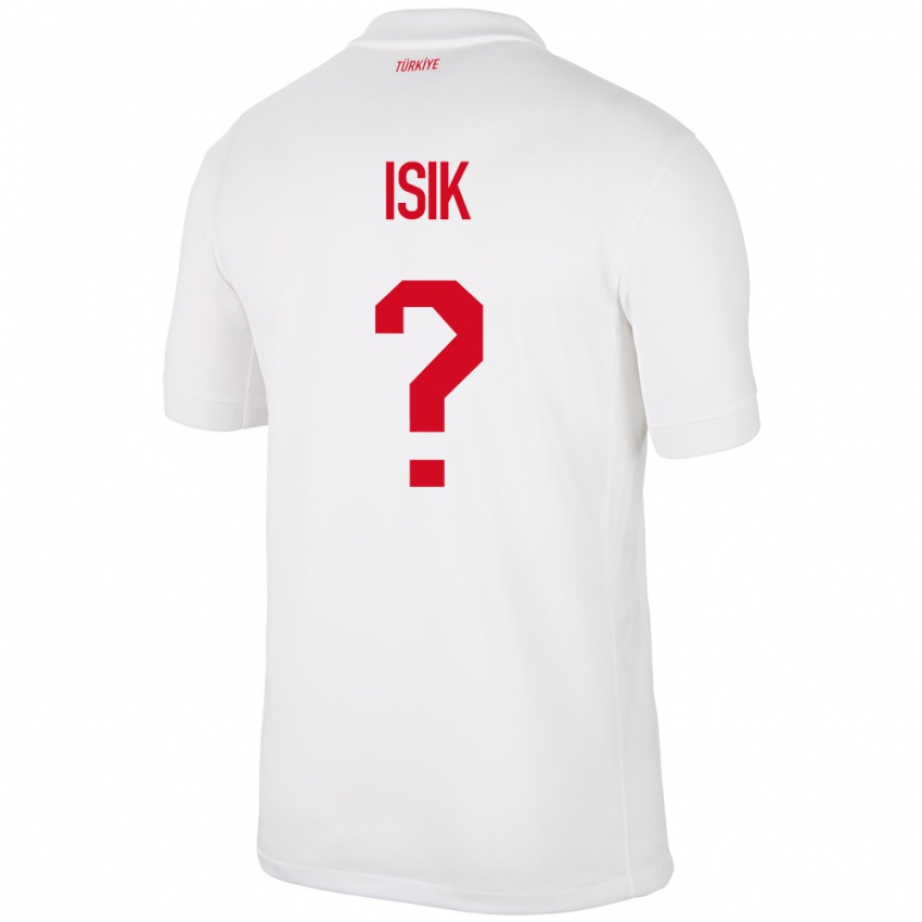 Niño Camiseta Turquía Emre Işık #0 Blanco 1ª Equipación 24-26 La Camisa Perú