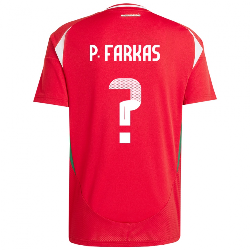 Niño Camiseta Hungría Patrik Farkas #0 Rojo 1ª Equipación 24-26 La Camisa Perú