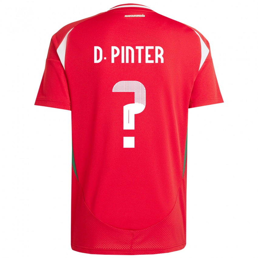 Niño Camiseta Hungría Daniel Pinter #0 Rojo 1ª Equipación 24-26 La Camisa Perú