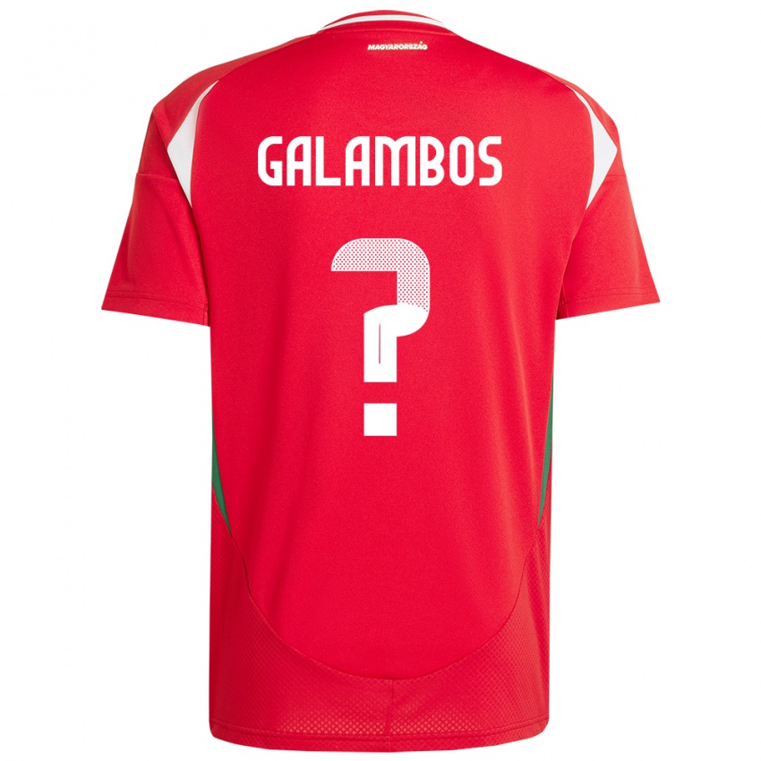 Niño Camiseta Hungría János Galambos #0 Rojo 1ª Equipación 24-26 La Camisa Perú