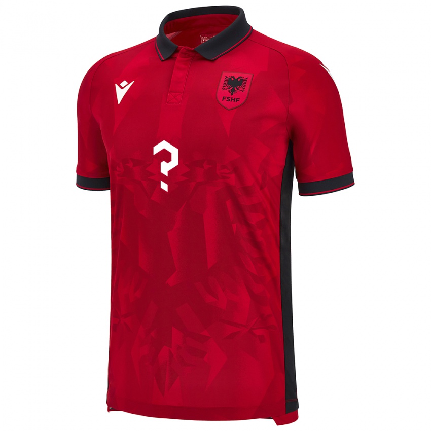 Niño Camiseta Albania Enriko Deri #0 Rojo 1ª Equipación 24-26 La Camisa Perú