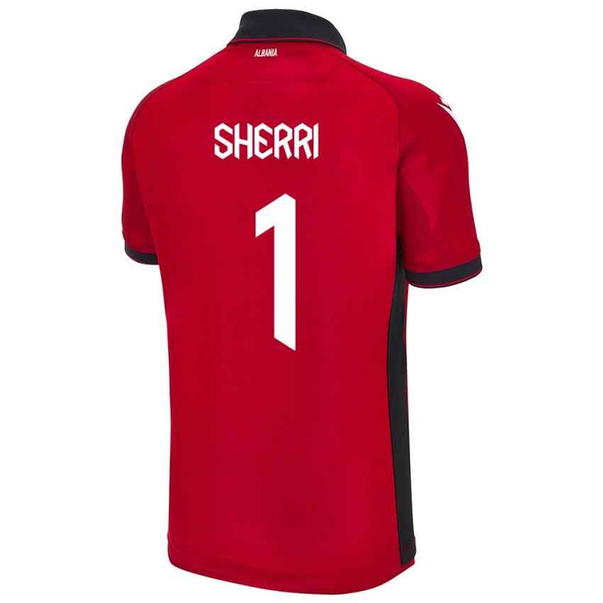 Niño Camiseta Albania Alen Sherri #1 Rojo 1ª Equipación 24-26 La Camisa Perú