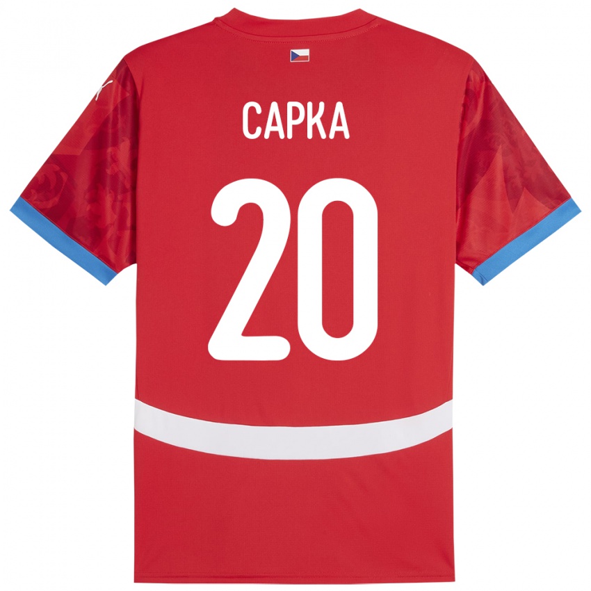 Niño Camiseta Chequia Filip Capka #20 Rojo 1ª Equipación 24-26 La Camisa Perú