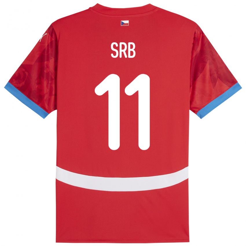 Niño Camiseta Chequia Matous Srb #11 Rojo 1ª Equipación 24-26 La Camisa Perú