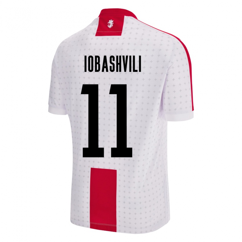 Niño Camiseta Georgia Jaduli Iobashvili #11 Blanco 1ª Equipación 24-26 La Camisa Perú