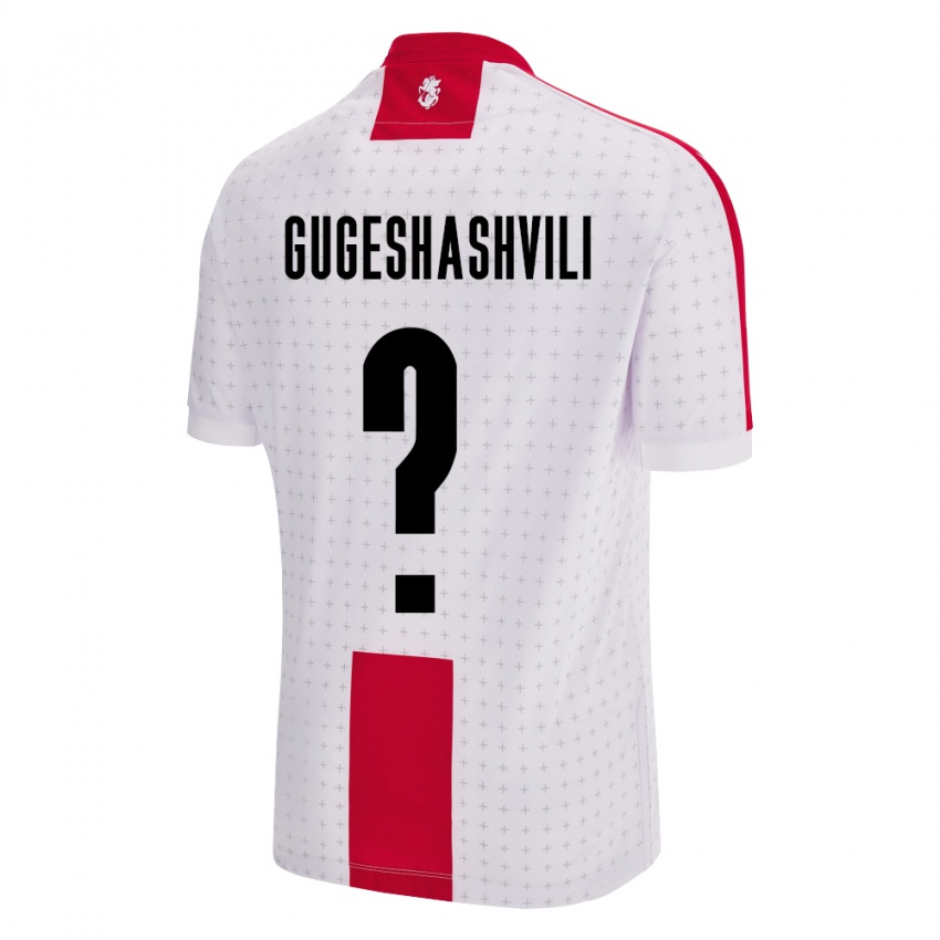 Niño Camiseta Georgia Zaza Gugeshashvili #0 Blanco 1ª Equipación 24-26 La Camisa Perú