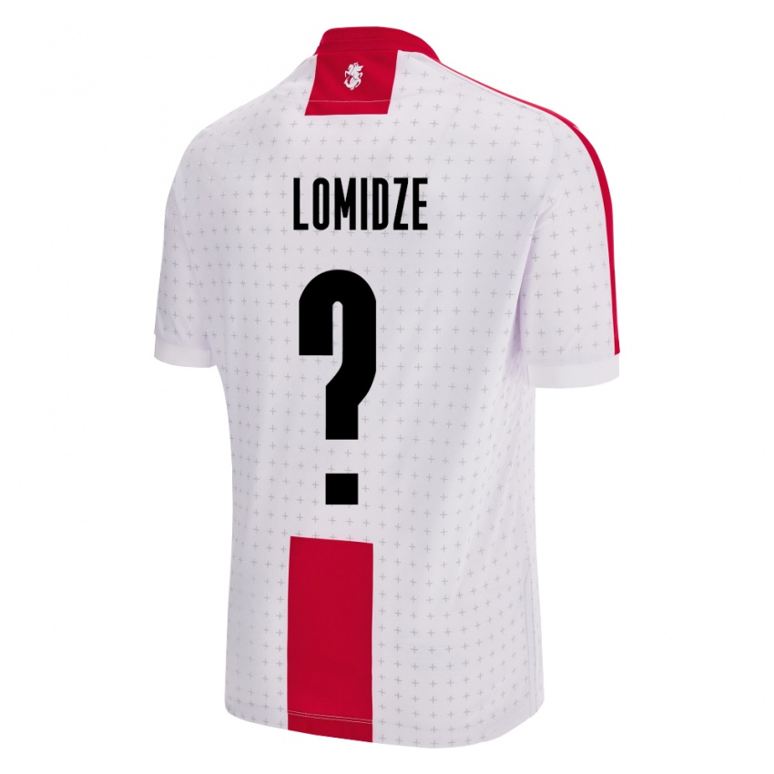 Niño Camiseta Georgia Giorgi Lomidze #0 Blanco 1ª Equipación 24-26 La Camisa Perú