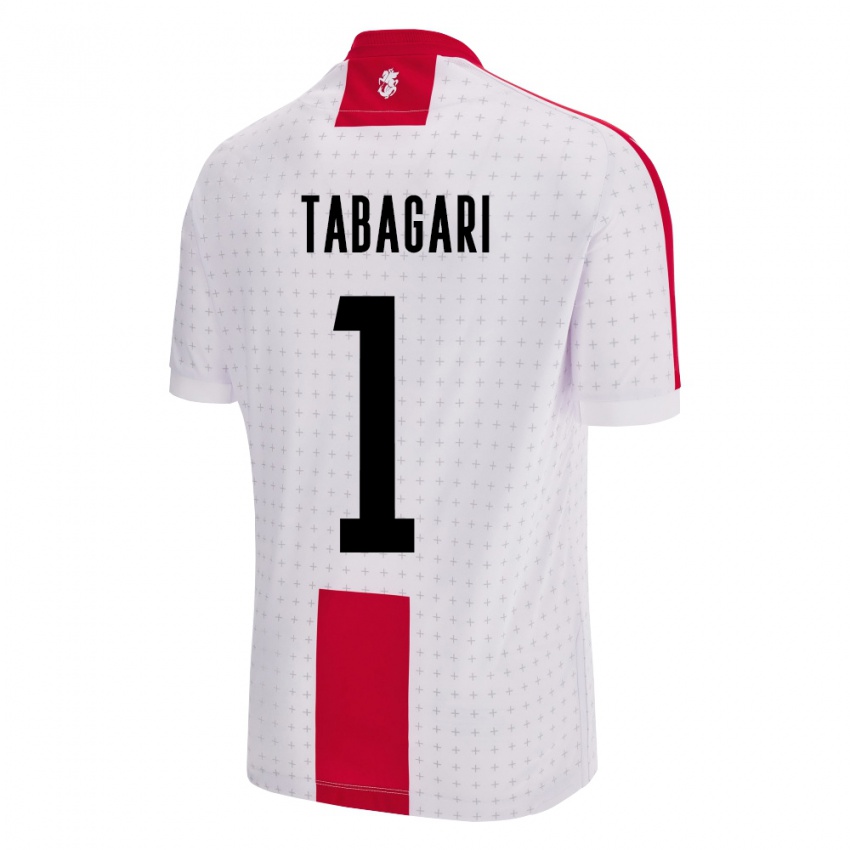 Niño Camiseta Georgia Eka Tabagari #1 Blanco 1ª Equipación 24-26 La Camisa Perú