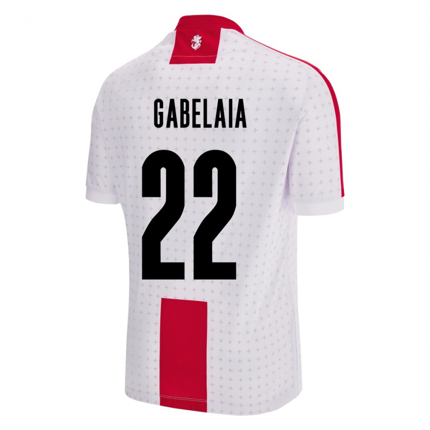 Niño Camiseta Georgia Svetalna Gabelaia #22 Blanco 1ª Equipación 24-26 La Camisa Perú