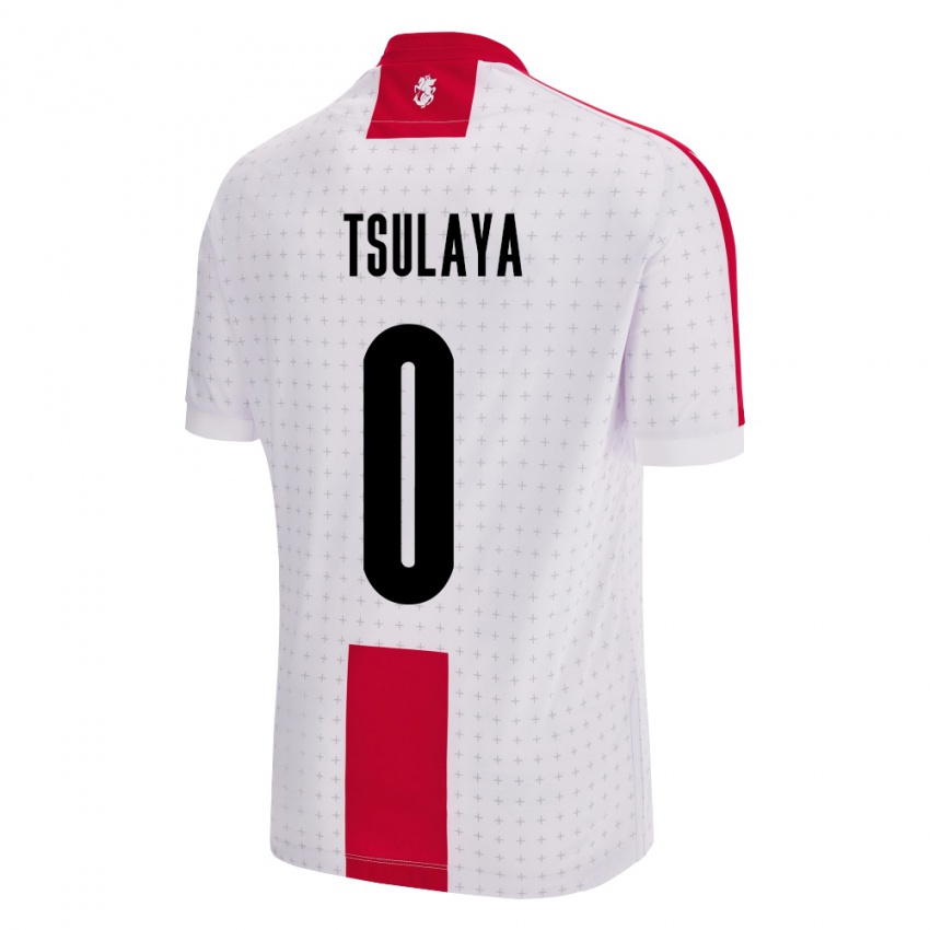 Niño Camiseta Georgia Ana Tsulaya #0 Blanco 1ª Equipación 24-26 La Camisa Perú